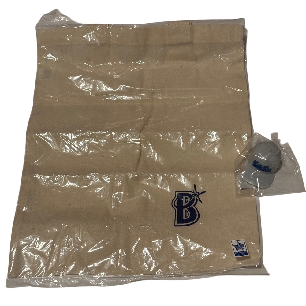 Yokohama Baystars Mini Tote Bag and Cap Keychain Set NIP